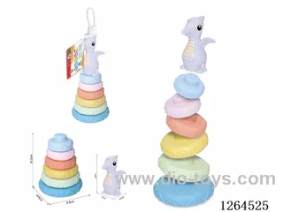 Soft Rubber Dinosaur Stacking Game 7PCS