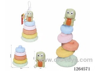 Soft Rubber Forest Animal Stacking Game (Crocodile) 6PCS