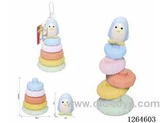 Soft Rubber Ocean Stacking Game 6PCS