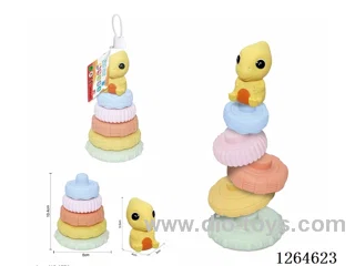 Soft Rubber Dinosaur Stacking Game 6PCS