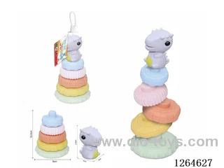 Soft Rubber Dinosaur Stacking Game 6PCS