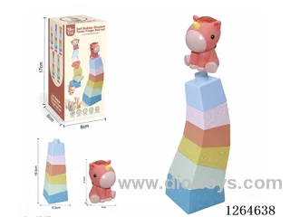Stackable Tower Finger Puppets Forest Animals (Unicorn) 7PCS