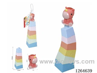 Stackable Tower Finger Puppets Forest Animals (Unicorn) 7PCS