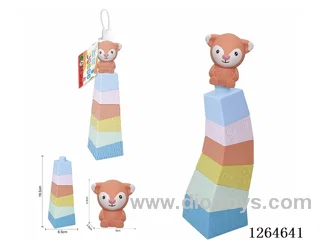 Stackable Tower Finger Puppets Forest Animals (Fox) 7PCS
