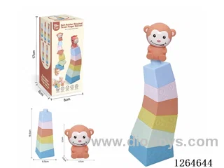Stackable Tower Finger Puppets Forest Animals (Monkey) 7PCS