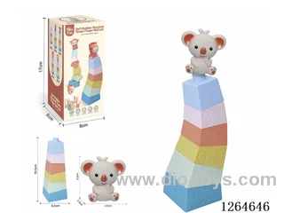 Stackable Tower Finger Puppets Forest Animals (Koala) 7PCS