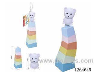 Stacking Tower Finger Puppets Forest Animals (Polar Bear) 7PCS
