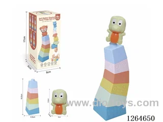 Stacking Tower Finger Puppets Forest Animals (Crocodile) 7PCS