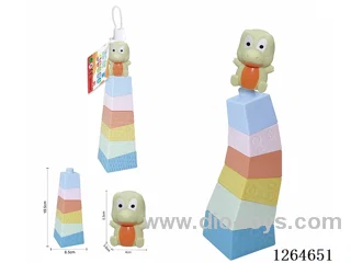 Stacking Tower Finger Puppets Forest Animals (Crocodile) 7PCS