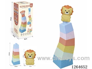 Stacking Tower Finger Puppets Forest Animals (Lion) 7PCS