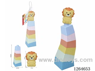 Stackable Tower Finger Puppets Forest Animals (Lion) 7PCS