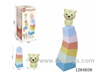 Stackable Tower Finger Puppets Farm Animals (Cat) 7PCS
