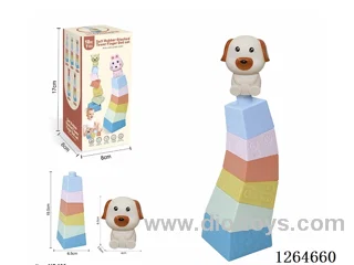 Stacking Tower Finger Puppets Farm Animals (Dog) 7PCS