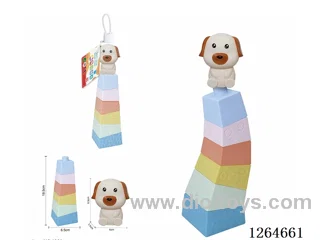 Stacking Tower Finger Puppets Farm Animals (Dog) 7PCS