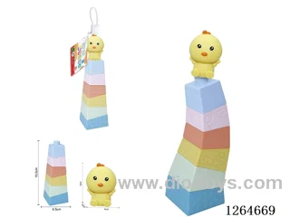 Stacking Tower Finger Puppets Farm Animals (Chick) 7PCS