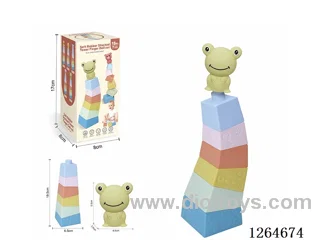 Stacking Tower Finger Puppets Farm Animals (Frog) 7PCS