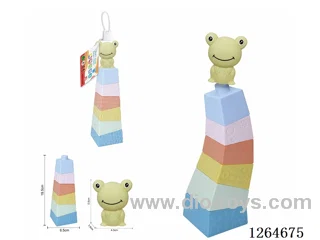 Stacking Tower Finger Puppets Farm Animals (Frog) 7PCS