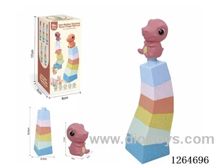 Stacking Tower Finger Puppets Dinosaur 7PCS