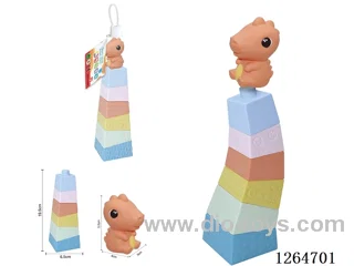 Stacking Tower Finger Puppets Dinosaur 7PCS
