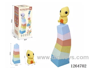 Stacking Tower Finger Puppets Dinosaur 7PCS