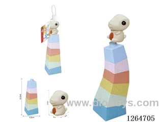 Stacking Tower Finger Puppets Dinosaur 7PCS