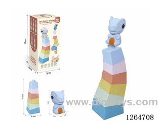 Stacking Tower Finger Puppets Dinosaur 7PCS