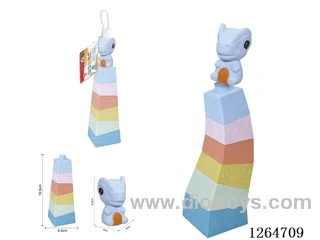 Stacking Tower Finger Puppets Dinosaur 7PCS