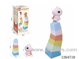 Stacking Tower Finger Puppets Dinosaur 7PCS