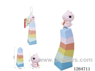 Stacking Tower Finger Puppets Dinosaur 7PCS