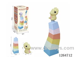 Stacking Tower Finger Puppets Dinosaur 7PCS