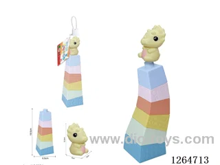 Stacking Tower Finger Puppets Dinosaur 7PCS