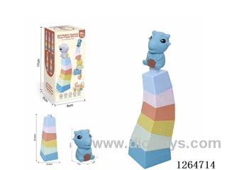 Stacking Tower Finger Puppets Dinosaur 7PCS