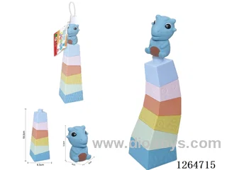 Stacking Tower Finger Puppets Dinosaur 7PCS