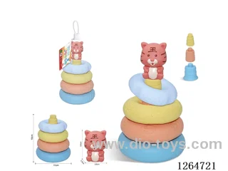 Ring-Toss Finger Puppets Forest Animals (Tiger) 8PCS