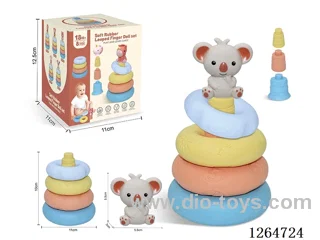 Ring-Toss Finger Puppets Forest Animals (Koala) 8PCS