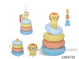Ring-Toss Finger Puppets Forest Animals (Lion) 8PCS