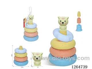 Ring-Toss Finger Puppets Forest Animals (Cat) 8PCS