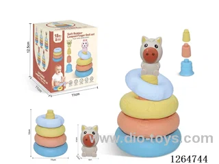 Ring-Toss Finger Puppets Forest Animals (Horse) 8PCS