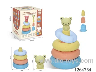 Ring-Toss Finger Puppets Forest Animals (Frog) 8PCS