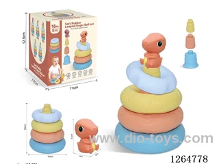 Ring-Toss Finger Puppets Dinosaurs 8PCS