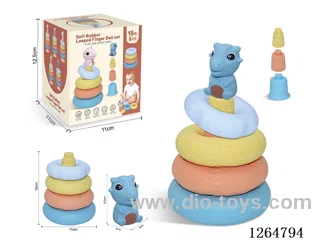 Ring-Toss Finger Puppets Dinosaurs 8PCS