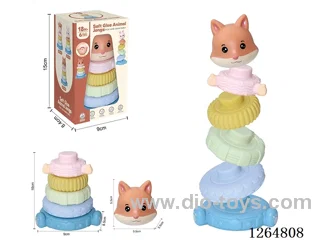 Soft Rubber Stacking Game 6PCS