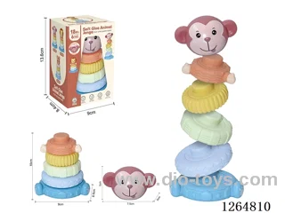 Soft Rubber Stacking Game 6PCS