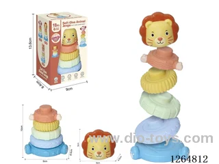 Soft Rubber Stacking Game 6PCS