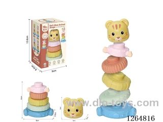 Soft Rubber Stacking Game 6PCS