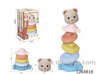 Soft Rubber Stacking Game 6PCS