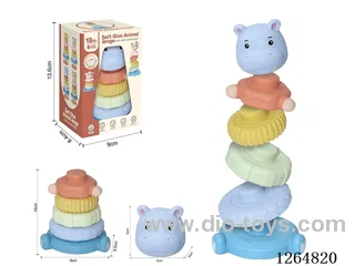 Soft Rubber Stacking Game 6PCS