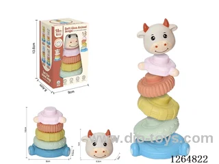 Soft Rubber Stacking Game 6PCS
