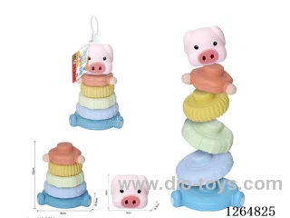 Soft Rubber Stacking Game 6PCS
