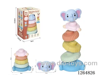 Soft Rubber Stacking Game 6PCS
